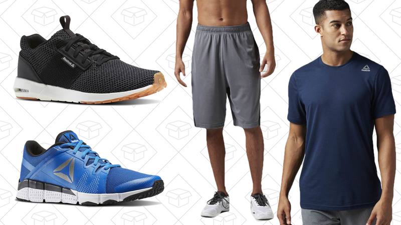 Streetscape Sporty, $40 | Reebok Trainflex, $35 | Workout Ready Basketball Shorts, $11 | Workout Ready Supremium 2.0 Tee, $13